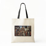 The Temptation Of Christ By Botticelli Sandro Canvas Bag