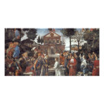 The Temptation Of Christ By Botticelli Sandro Photo Greeting Card