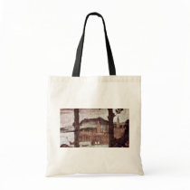 The Temptation Of Christ Detail By Botticelli Sand Tote Bags