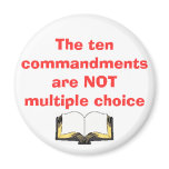 The ten commandments Magnet