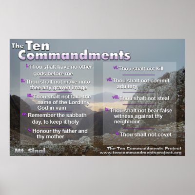   Commandments on The Ten Commandments Are God S Rules For Living  This Beautiful