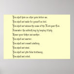 The Ten Commandments Print