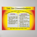 The Ten Commandments posters