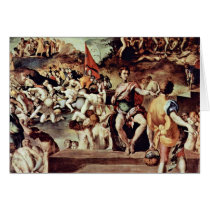 The Ten Thousand Martyrs By Pontormo Jacopo Greeting Cards