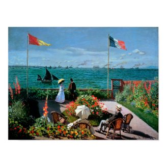 The Terrace at Sainte-Adresse, 1867 Posters