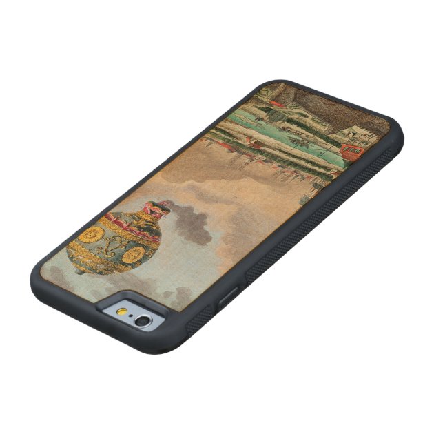 The Terrace of Monsieur Franklin at Passy Carved® Maple iPhone 6 Bumper-4