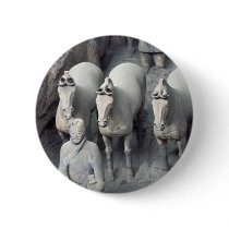 The Terracotta Army Warriors Button
