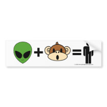 The Terrestrial Freewill Project bumper stickers