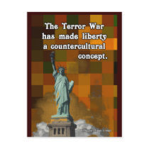 The Terror War and Countercultural Liberty postcards