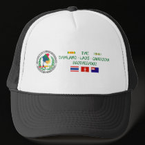 The Thailand-Laos-Cambodia Brotherhood hats