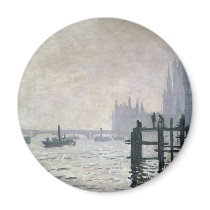 The Thames below Westminster (1871) magnets