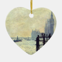 The Thames below Westminster - Claude Monet Ornament