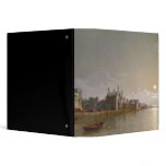 The Thames by Moonlight with Traitors' Gate 3 Ring Binders