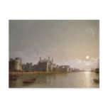 The Thames by Moonlight with Traitors' Gate Postcards