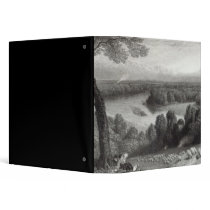 The Thames from Richmond Hill 3 Ring Binder