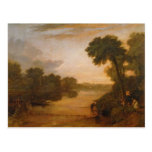 The Thames near Windsor, c.1807 Postcard
