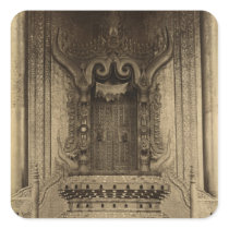 The The-ha-thana or the Lions' throne Sticker