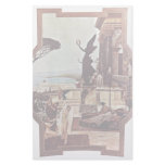 The Theater Of Taormina, By Klimt Gustav Stationery Paper