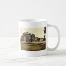 The theatre, Altstadt, Dresden, Saxony, Germany ra Coffee Mug