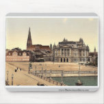 The theatre and cathedral, Schwerin, Mecklenburg-S Mousepad