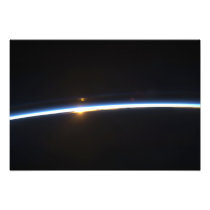The thin line of Earth's atmosphere