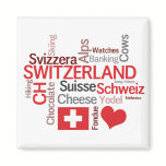 The Things I Love About Switzerland magnets