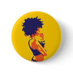 The Thinker Pinback Button