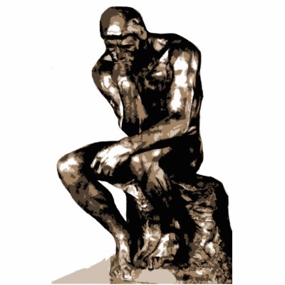 The Thinker by Auguste Rodin - Photo sculpture by inamar