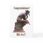 The Thinker Graduate/Congratulations Card