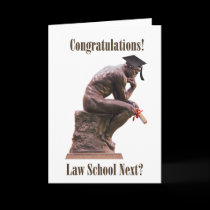 The Thinker Graduate/Congratulations Card