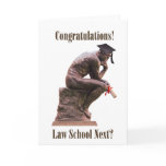 The Thinker Graduate/Congratulations Card