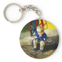 The Thinker keychains