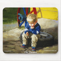 The Thinker mousepads