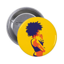 The Thinker Pinback Button