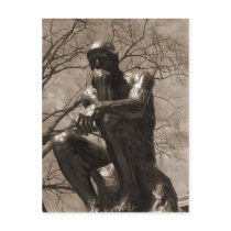 The Thinker Postcard