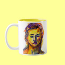 The Thinker & Violet Eyes mugs