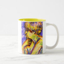 The Thinker & Violet Eyes mugs
