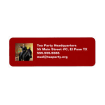 The Third Horseman Custom Return Address Label