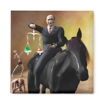 The Third Horseman Fridge Magnets