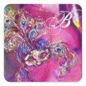 THE THIRD MASK , Monogram Fuchsia Blue Gold stickers