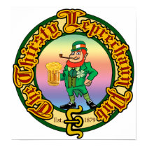 The Thirsty Leprechaun Pub posters