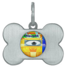 The thought pet name tags