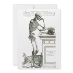 The Thoughtful Skeleton Custom Announcements
