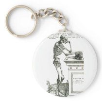 The Thoughtful Skeleton Key Chain