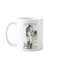 The Thoughtful Skeleton Coffee Mugs