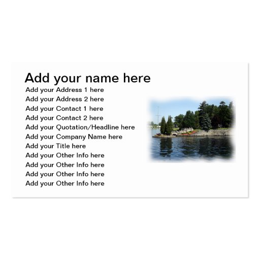 The Thousand Islands #1 Business Cards