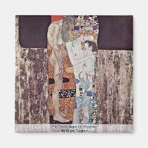 The Three Ages Of Woman By Klimt Gustav Fridge Magnets