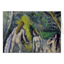 The Three Bathers, c.1879-82 Cards