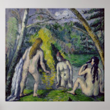 The Three Bathers, c.1879-82 Poster