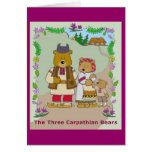 The Three Carpathian Bears Card